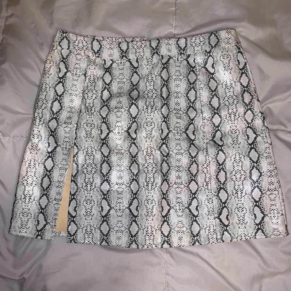 Princess Polly SAMIRA Snakeskin skirt (4)